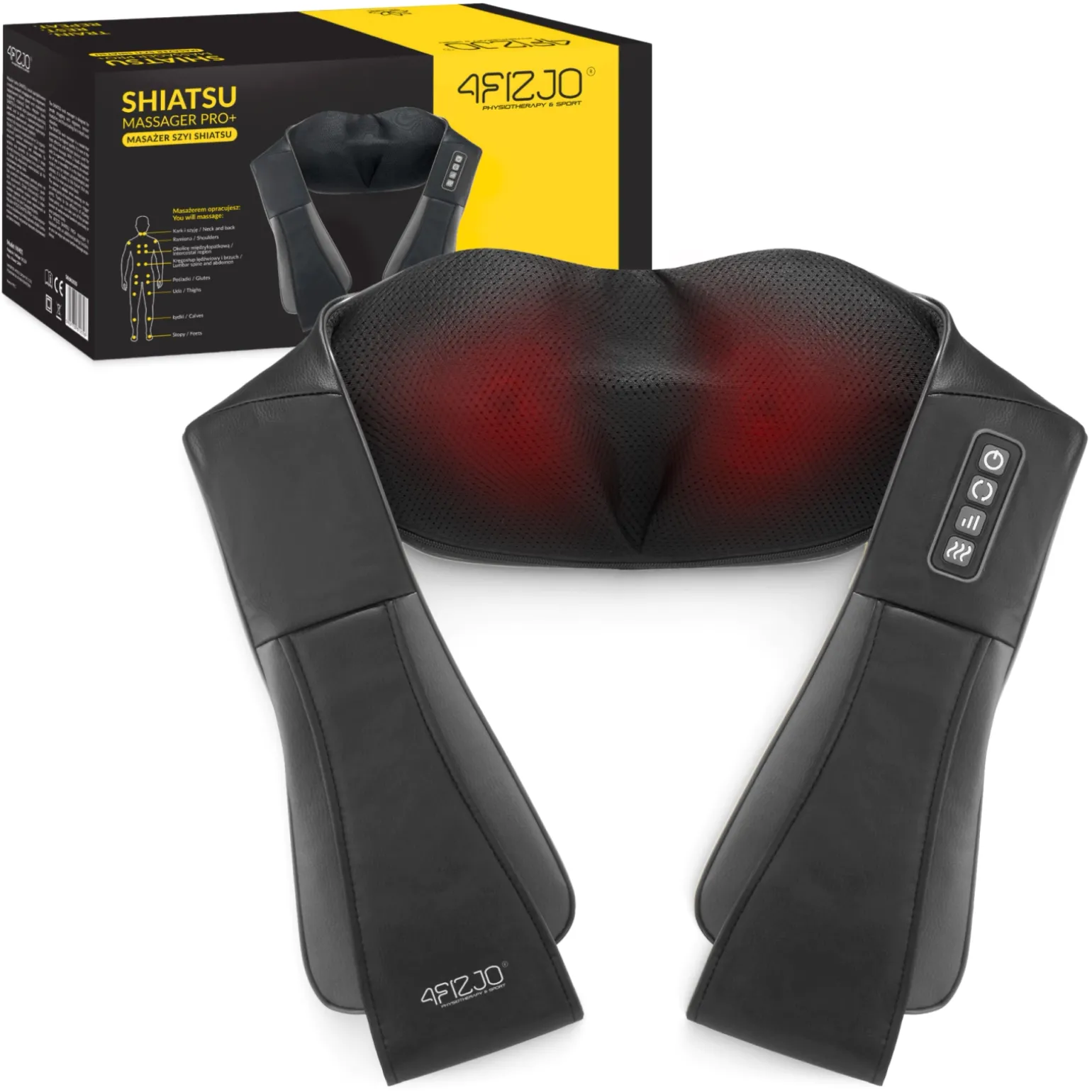 Masażer do karku i szyi SHIATSU PRO+ szary