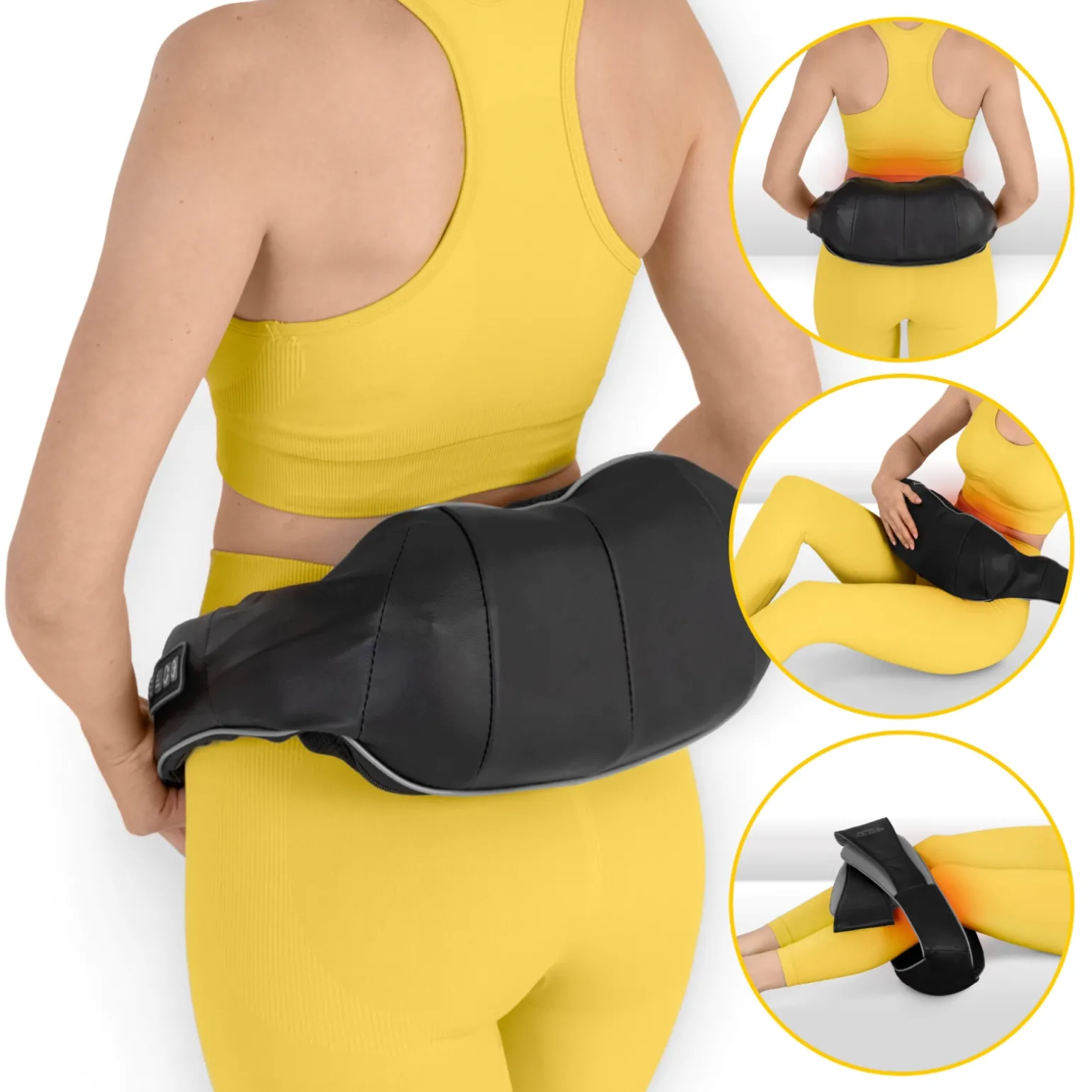 Masażer do karku i szyi SHIATSU PRO+ szary