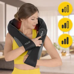 Masażer do karku i szyi SHIATSU PRO+ szary