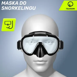 Maska do nurkowania i snorkelingu TSUNAMI
