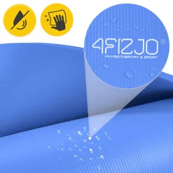 Mata do ćwiczeń fitness i jogi NBR 180 × 60 × 1 cm granatowa