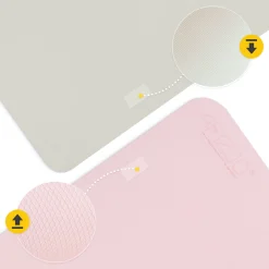 Mata do ćwiczeń i jogi antypoślizgowa TPE 0,6 cm różowa