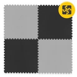 Mata ochronna piankowa PUZZLE na podłogę 100 x 100 cm szara