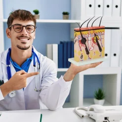 Model anatomiczny skóry człowieka w przekroju