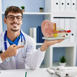 Model anatomiczny ucha w przekroju w skali 3:1