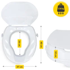 Nasadka toaletowa podwyższająca 10 cm