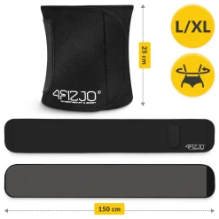 Neoprenowy pas wyszczuplający na brzuch z kieszonką L/XL