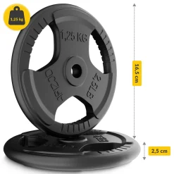 Obciążenie żeliwne 2 x 1,25 kg