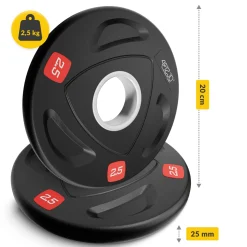 Obciążenie olimpijskie 4 x 2,5 kg