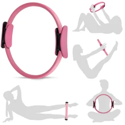 Obręcz ring do jogi i pilatesu różowa