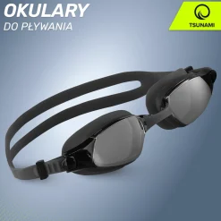 Okulary do pływania TSUNAMI czarne