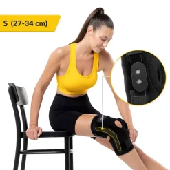Orteza na kolano ze stabilizacją rzepki S