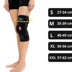 Orteza na kolano ze stabilizacją rzepki L