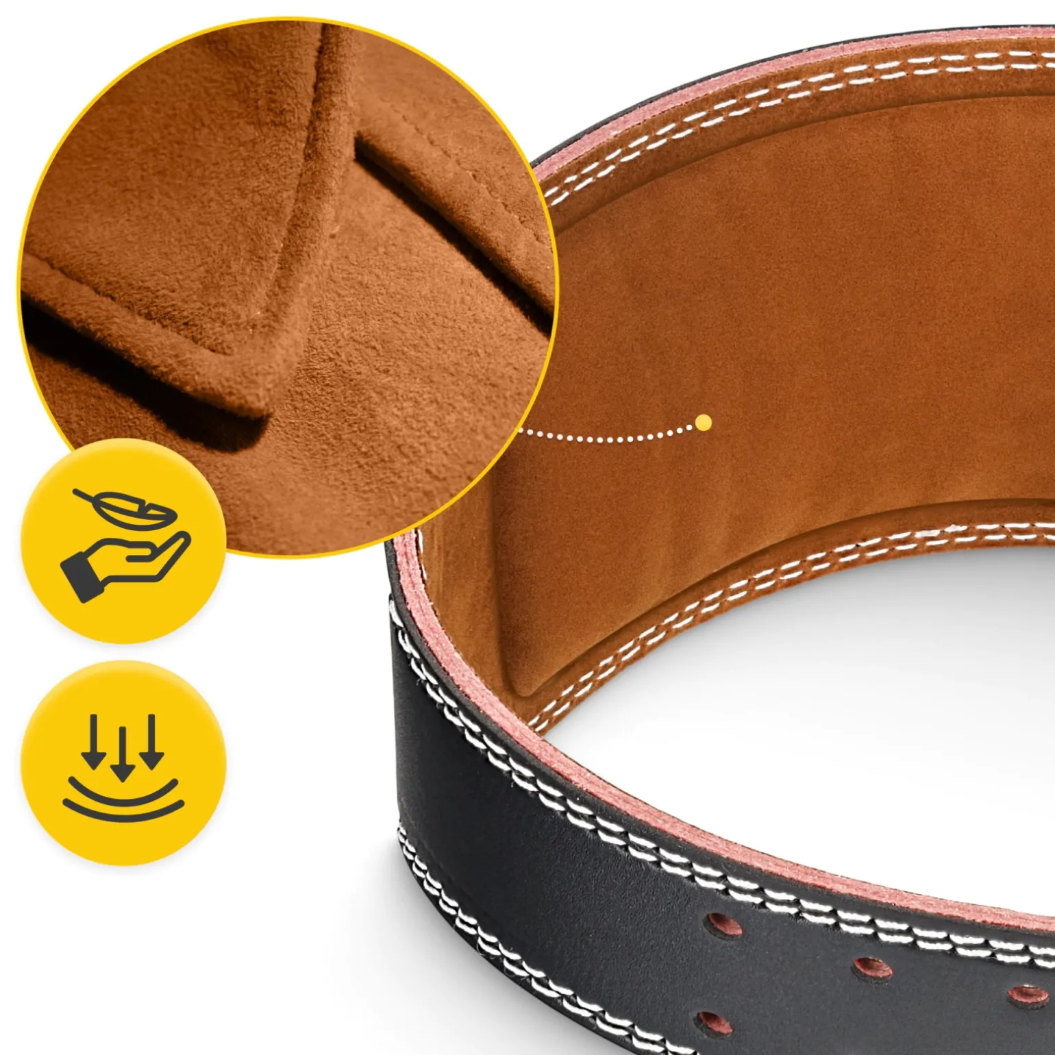Pas kulturystyczny do podnoszenia ciężarów M