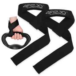 Paski treningowe do martwego ciągu Deadlift Straps czarne