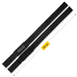 Paski treningowe do martwego ciągu Deadlift Straps czarne