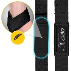 Paski treningowe do martwego ciągu Deadlift Straps czarne