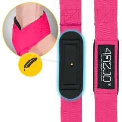 Paski treningowe do martwego ciągu Deadlift Straps różowe