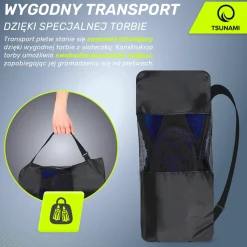 Płetwy do pływania TSUNAMI L/XL granatowe