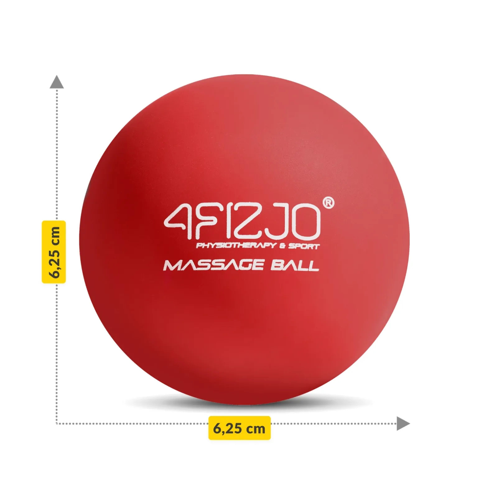 Piłka do masażu Lacrosse Massage Ball czerwona