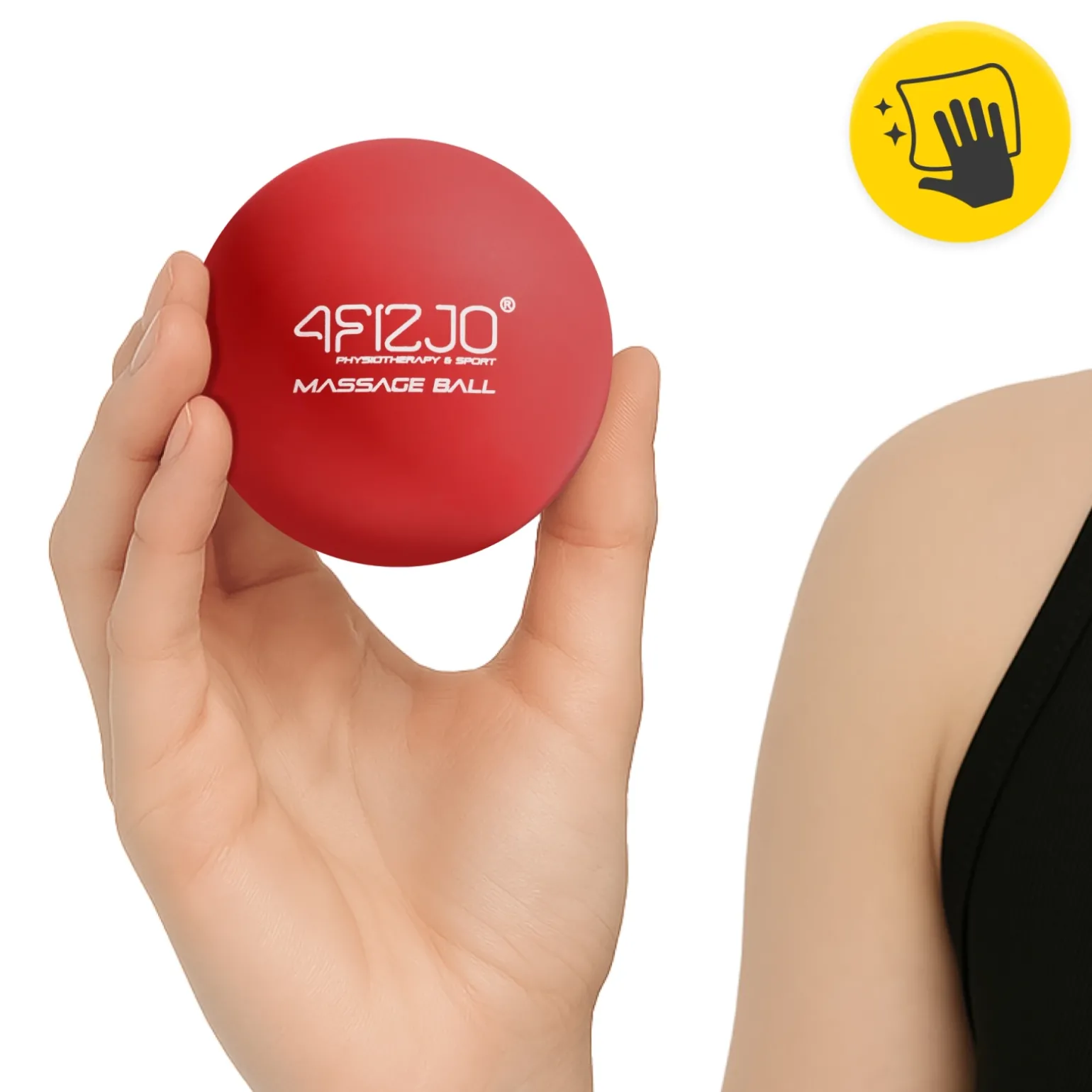 Piłka do masażu Lacrosse Massage Ball czerwona