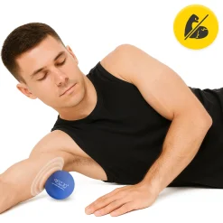 Piłka do masażu Lacrosse Massage Ball niebieska