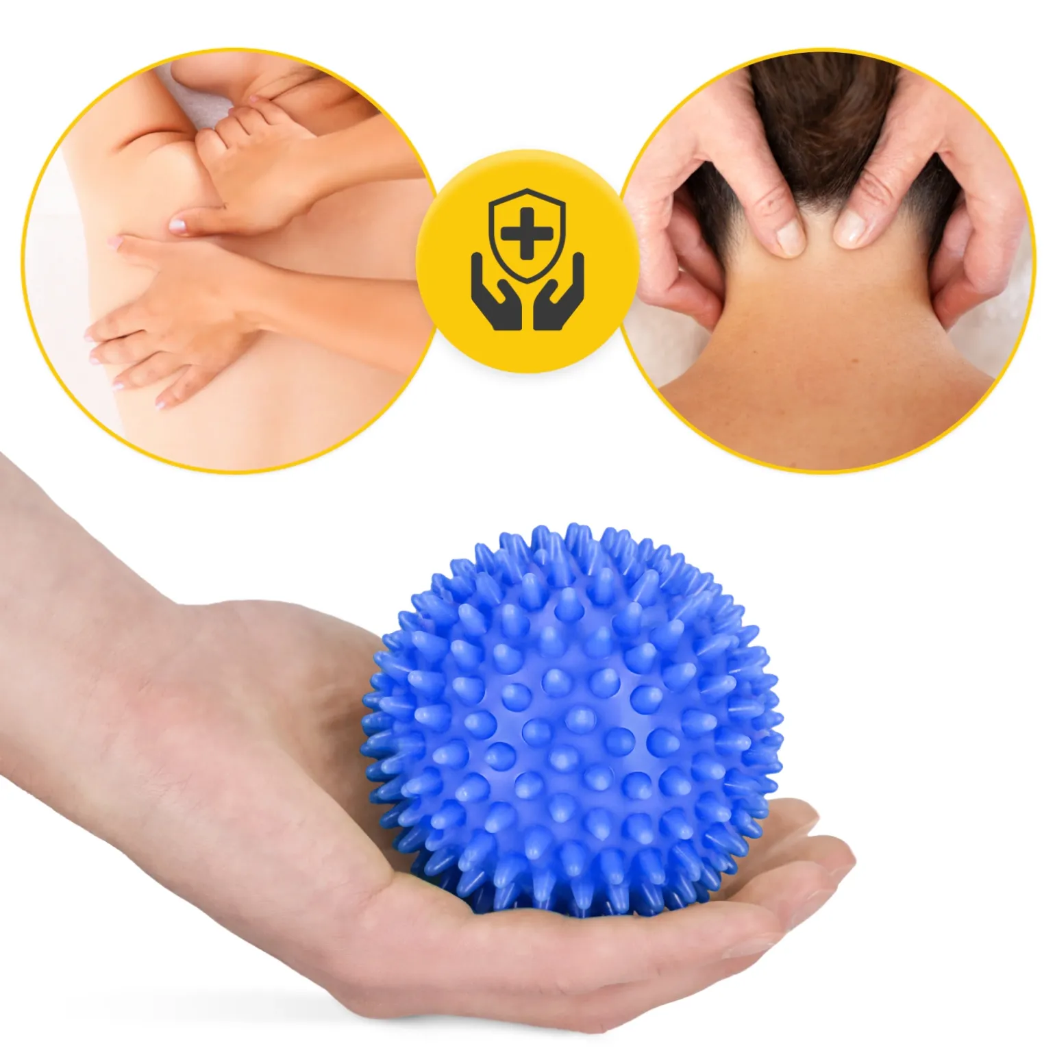 Piłka do masażu z kolcami SPIKE+ 8 cm
