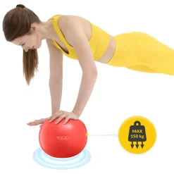 Piłka do pilatesu i rehabilitacji 22 cm czerwona