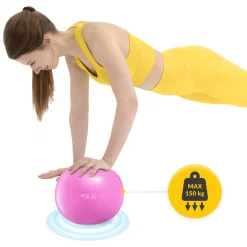 Piłka do pilatesu i rehabilitacji 22 cm różowa