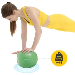 Piłka do pilatesu i rehabilitacji 22 cm zielona
