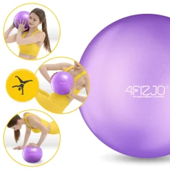 Piłka do pilatesu i rehabilitacji 22 cm fioletowa