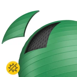 Piłka gimnastyczna dmuchana 65 cm zielona
