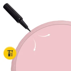 Piłka gimnastyczna dmuchana 65 cm różowa