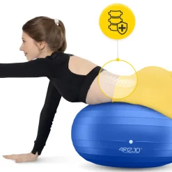 Piłka gimnastyczna DONUT AIR BALL niebieska