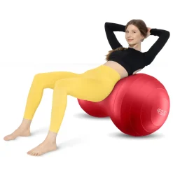 Piłka gimnastyczna PEANUT AIR BALL czerwona