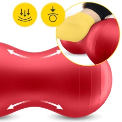 Piłka gimnastyczna PEANUT AIR BALL czerwona