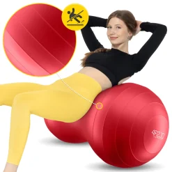 Piłka gimnastyczna PEANUT AIR BALL czerwona