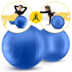 Piłka gimnastyczna PEANUT AIR BALL niebieska