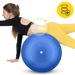 Piłka gimnastyczna PEANUT AIR BALL niebieska