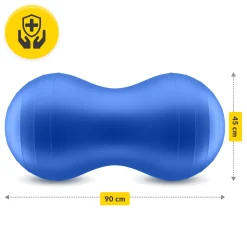 Piłka gimnastyczna PEANUT AIR BALL niebieska