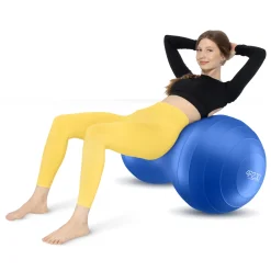 Piłka gimnastyczna PEANUT AIR BALL niebieska