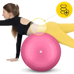 Piłka gimnastyczna PEANUT AIR BALL różowa