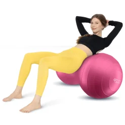 Piłka gimnastyczna PEANUT AIR BALL różowa