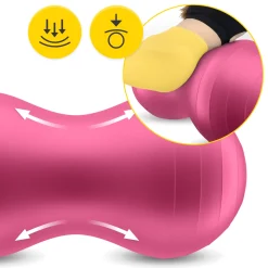 Piłka gimnastyczna PEANUT AIR BALL różowa