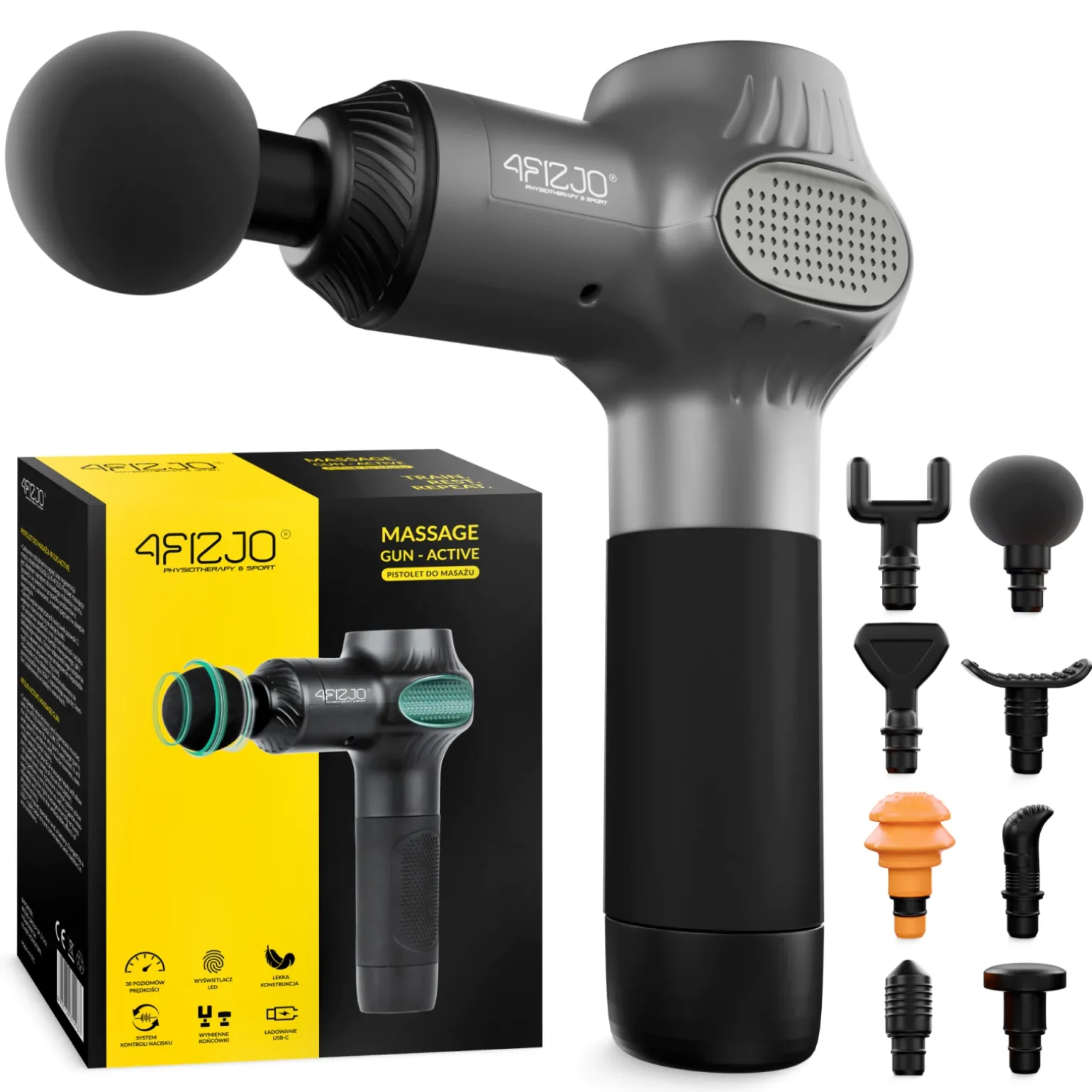 Pistolet do masażu MASSAGE GUN ACTIVE