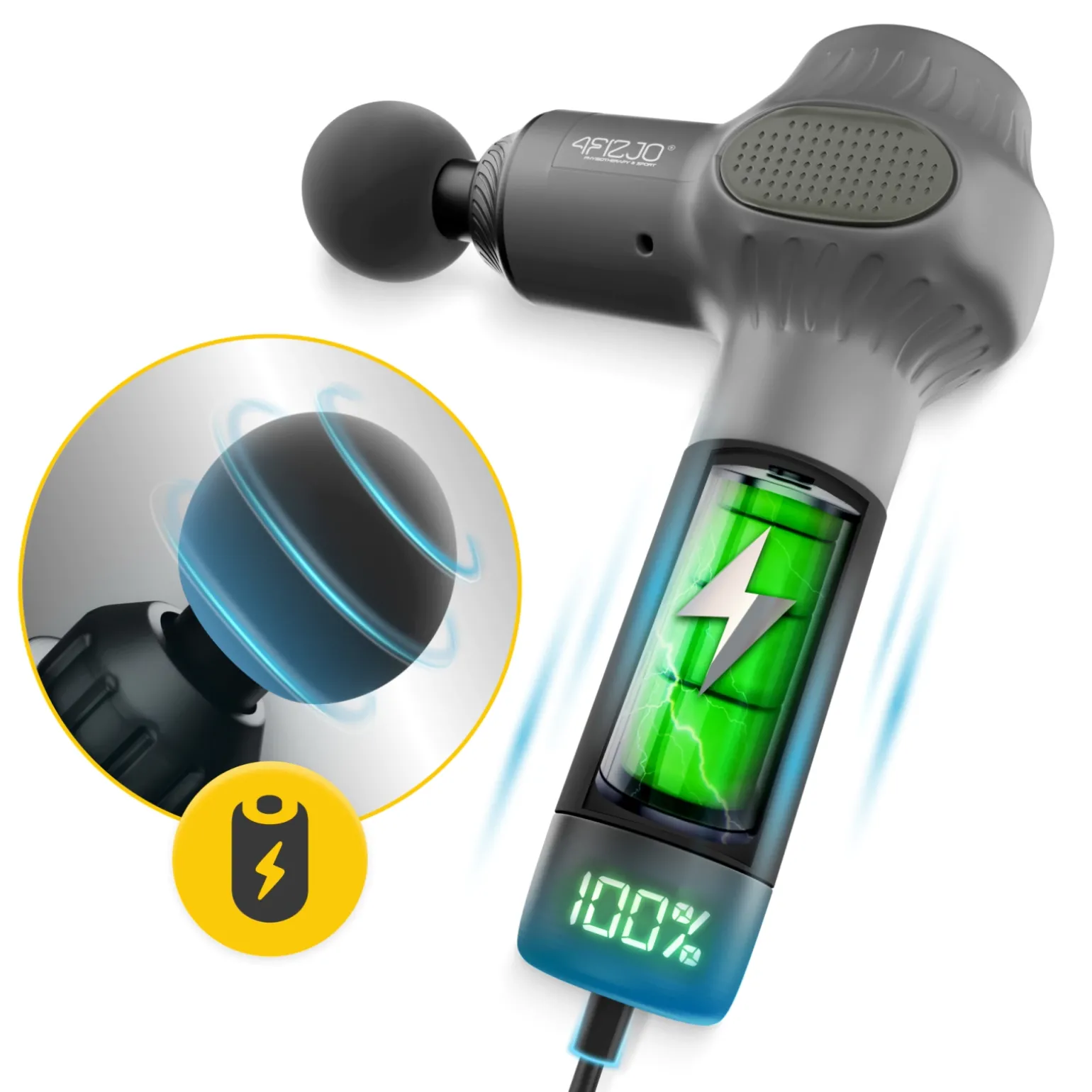 Pistolet do masażu MASSAGE GUN ACTIVE