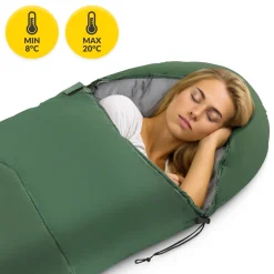 Śpiwór turystyczny mumia Mountain Goat STANDARD khaki