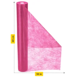 Podkład medyczny w rolce MED 60 cm x 50 m różowy