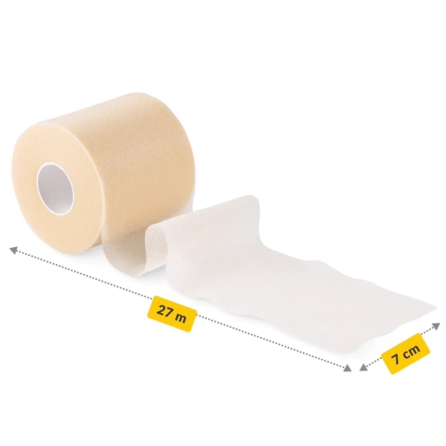 Podkład pod taping 27 m x 7 cm