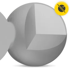 Podwójna piłka do masażu DOUBLE BALL szara